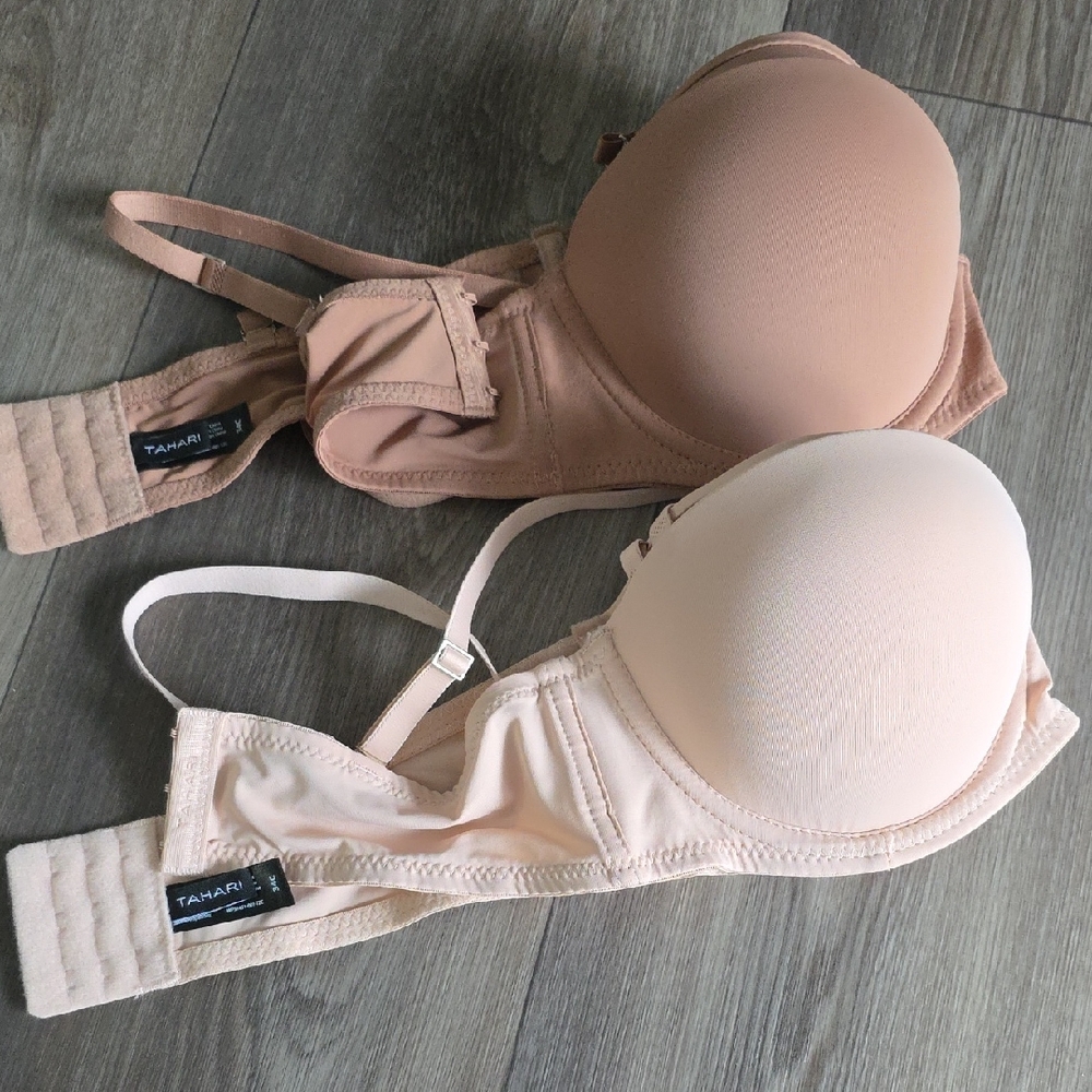 Tahari Women's Nude and Blush T-Shirt Bras 2 Pk.- Light Support